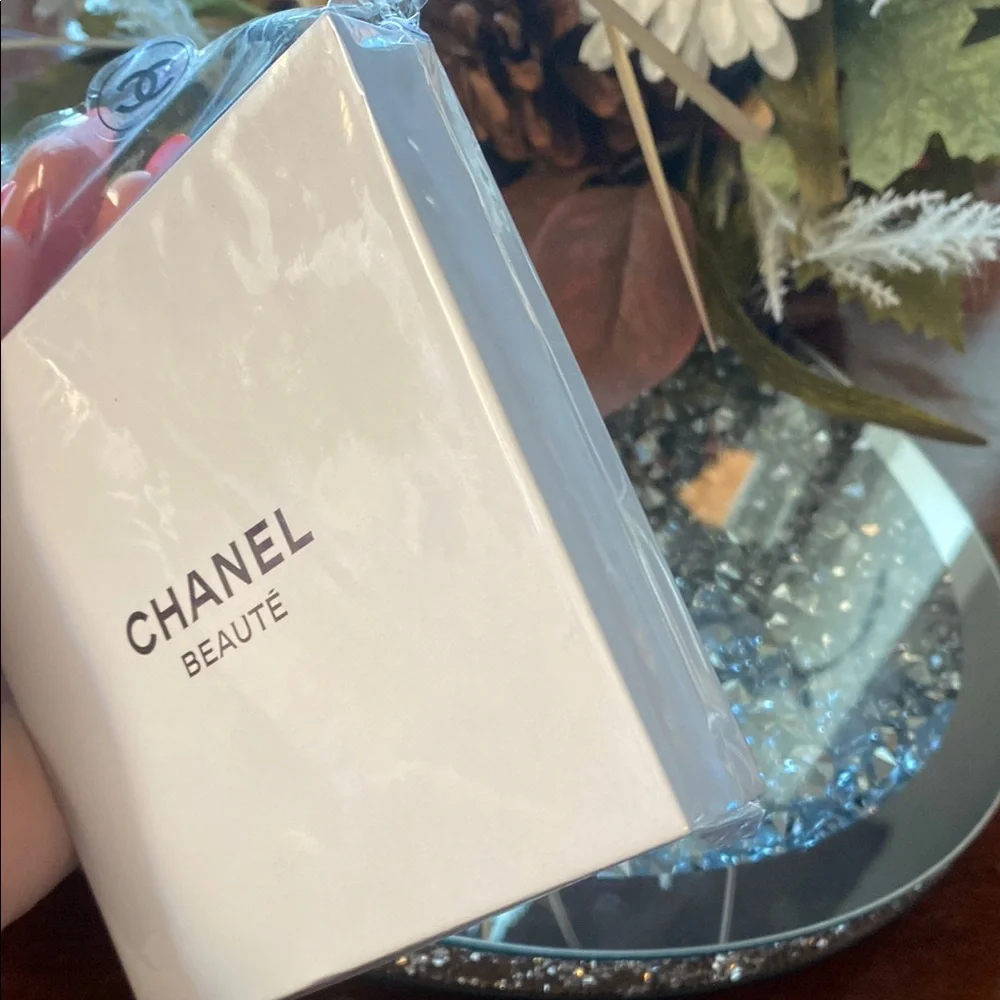 CHANEL Gold Accessory Compact with Iconic Logo